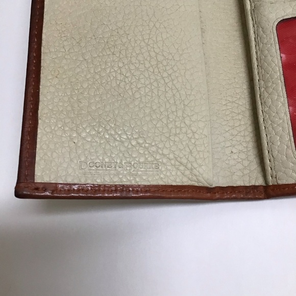 Dooney & Bourke Pebble Grain Leather Continental Clutch Wallet Oyster Color - Picture 4 of 15